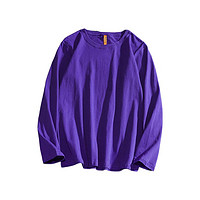 Rampo 乱步 男士圆领短袖T恤 A66 紫色 S