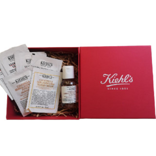 Kiehl's 科颜氏 护肤套装 (金盏花植萃爽肤水40ml+精华水活面霜3ml+高保湿泡沫洁面啫喱3ml+面霜3ml）