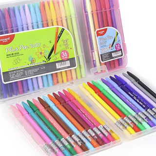 monami 慕那美 Plus Pen 3000系列 彩色水性笔 12色