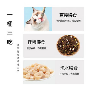 HEBIAN 盒边 宠物猫零食 10种冻干肉精装桶500g