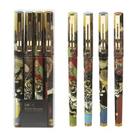 M&G 晨光 水浒系列 ARP57522 拔帽中性笔 混杆黑芯 0.38mm 4支装