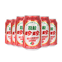 88VIP：珍珍 荔枝 果味型汽水 330ml* 6听