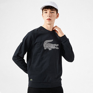 LACOSTE 拉科斯特 男士圆领卫衣 SH7723 深蓝 L