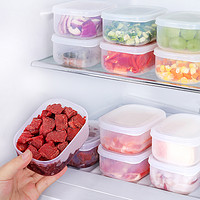 SP SAUCE日本冰箱收纳盒银离子抗菌冷冻冻肉分装专用小密封盒食品级保鲜盒