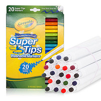 PLUS会员：Crayola 绘儿乐 8106 细杆水彩笔 20色