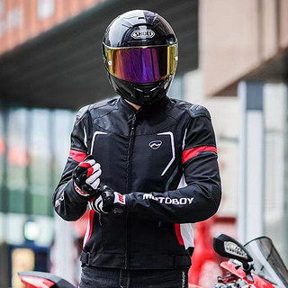 MOTOBOY SJ-04 AIR 摩托车骑行服 上衣 M码 黑红