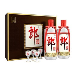 LANGJIU 郎酒 郎牌郎酒 酱香型白酒 53度 500ml*2瓶 礼盒装 年货送礼