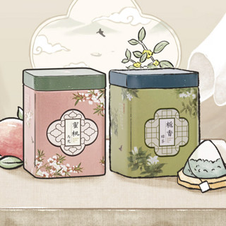 茶颜悦色 花果茶礼盒 2口味 40g*2盒（蜜桃乌龙+栀花绿茶）