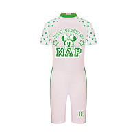 BALNEAIRE 范德安 迪士尼系列 女童短袖连体泳衣 260213 樱花粉/绿 100cm