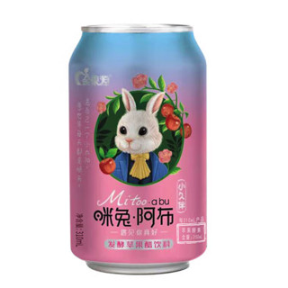 金果源 咪兔阿布 发酵苹果醋饮料 310ml*12听