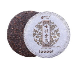 七彩云南庆沣祥普洱茶熟茶2022年陈香普洱357g