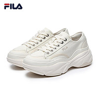 FILA 斐乐 官方女鞋帆布鞋2022夏新款运动鞋增高老爹鞋F12W221318F