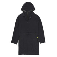 LACOSTE 拉科斯特 男士中长款风衣 BH8418-98 黑色 48