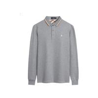 FIRS 杉杉 男士长袖POLO衫 FT6203TM088 中灰色 XXL