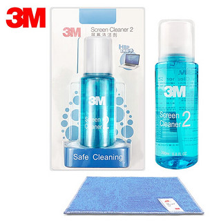 3M Screen Cleaner 2 屏幕清洁液 200ML装+擦拭布