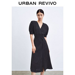 URBAN REVIVO 女士长款连衣裙 WG21R7AE2001