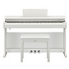 YAMAHA 雅马哈 YDP系列 YDP-165WH 电钢琴 88键重锤键盘 白色 官方标配