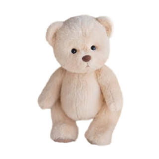 TeddyTales 莉娜熊 PRO系列 手工泰迪熊毛绒玩具 基础款 小号 奶茶色