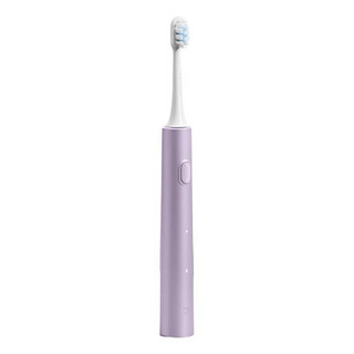 小米电动牙刷T302成人/学生 4种净齿模式 150天续航 4支刷头 霜紫色 礼物推荐