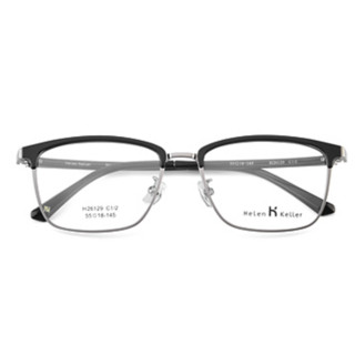 Helen Keller 海伦凯勒&ZEISS 蔡司 H26129C1 TR金属眼镜框+非球面镜片