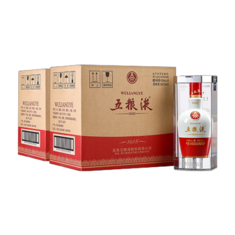 WULIANGYE 五粮液52%vol 浓香型白酒500ml*6瓶*2箱整箱装多少钱-什么值得买