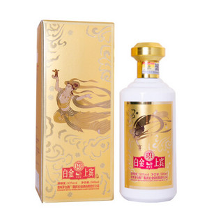 MOUTAI 茅台 白金上宾酒(M5) 53度酱香型白酒 500ml*1瓶 礼盒酒水 贵州茅台酒厂集团白金酒有限责任公司