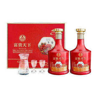 WULIANGYE 五粮液 富贵天下牡丹喜酒四川纯粮浓香型52度500ml