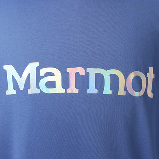 Marmot 土拨鼠 V44175 男子户外卫衣 V51257-8485 石南校徽蓝 L