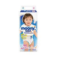 moony 畅透系列 女宝宝拉拉裤 XL38片*3