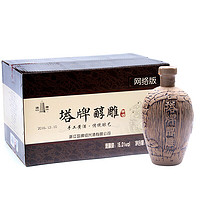 塔牌 绍兴黄酒 醇雕手工冬酿 半甜型 整箱500ml*6瓶（低至18.8元/瓶）