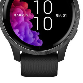 GARMIN 佳明 Venu系列 运动手表 010-02173-16 暗影黑 43mm