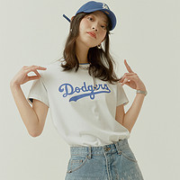 MLB 男女T恤NY短袖经典印花运动宽松情侣款31TS05
