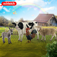 PLUS会员：Schleich 思乐 仿真动物模型 农场动物4件套