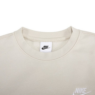 NIKE 耐克 Sportswear Club 男子运动卫衣 BV2663-072 米白色 S