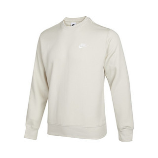 NIKE 耐克 Sportswear Club 男子运动卫衣 BV2663-072 米白色 XXL