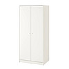 IKEA 宜家 KLEPPSTAD 克勒普斯塔 现代简约衣柜 2门 白色 79*55*176cm