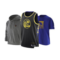 NIKE 耐克 Dri-FIT SW 男子运动套装 NKAPSU22JS12439GSW1 灰色/蓝色/黑色 XL