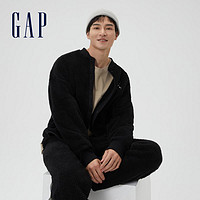 抖音超值购：Gap 盖璞 男女装秋季新款LOGO软毛珊瑚绒夹克451393情侣外套