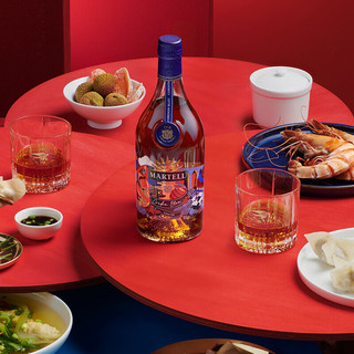 MARTELL 马爹利 蓝带 2022年限量版 xo 干邑白兰地 40%vol 1L 礼盒装