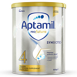 Aptamil 爱他美 澳洲爱他美Aptamil白金版幼儿配方奶粉 900g 新西兰原装进口 4段（36月以上）