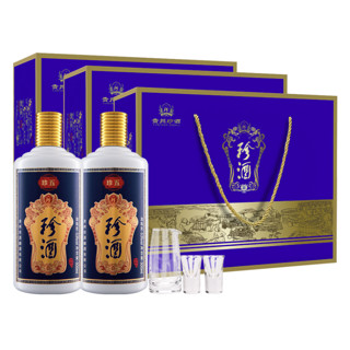 KWEICHOW ZHENJIU 珍酒 珍五 蓝版 53%vol 酱香型白酒 500ml*3瓶 礼盒装