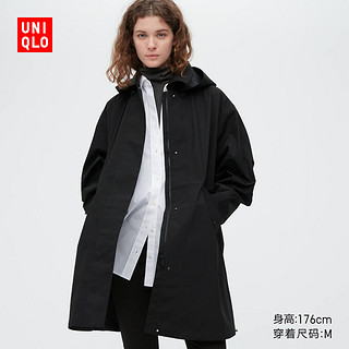 优衣库 女装 BLOCKTECH休闲短大衣(外套秋冬廓形) 452969 UNIQLO