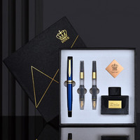 DUKE 公爵英朗精英系列多功能组合笔美工笔+钢笔+宝珠一体学生练字 教师节商务办公送礼开学礼盒装 英朗精英组合笔（亮黑色） 英朗精英组合笔（透明蓝）