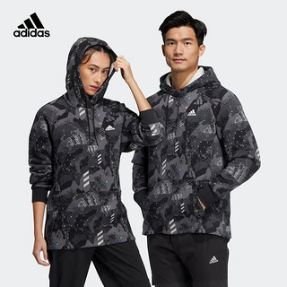 adidas 阿迪达斯 官方outlets阿迪达斯男女装冬季户外运动连帽卫衣H13810