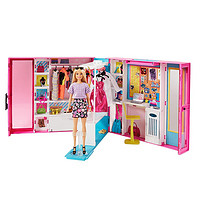 PLUS会员：Barbie 芭比 娃娃换装搭配培养时尚玩具-新梦幻衣橱GBK10