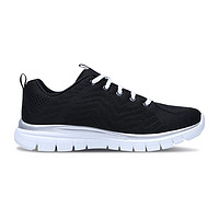 SKECHERS 斯凯奇 SPORT系列 Graceful 女士休闲运动鞋 12615/NVHP 海军蓝色/桃红色 35