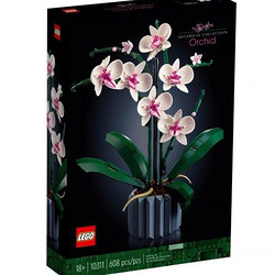 LEGO 乐高 10311兰花绿色植物盆景花束礼物 创意拼搭积木