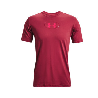 安德玛 UNDERARMOUR)春夏Armour男子训练运动短袖T恤1371264 粉红色664 L