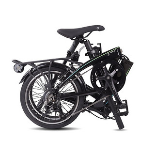 大行（DAHON）折叠自行车折叠自行车16英寸外3速铝合金纵向折叠运动单车QIX D3 JAA633丽面黑