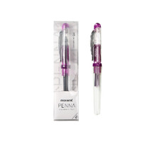 monami 慕那美 钢笔 PENNA 02105 透明紫 EF尖 单支装